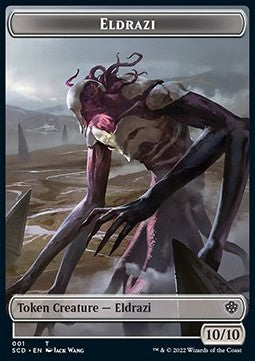 Eldrazi Token (C 10/10) // Soldier Token (W 1/1 Lifelink) - Starter Commander Decks (Token) [SCD-T 1/8]
