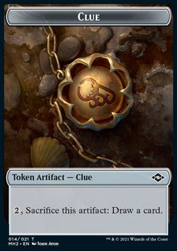 Clue Token // Treasure Token - Magic the Gathering Products (Token) [MTGP-T 14/19]