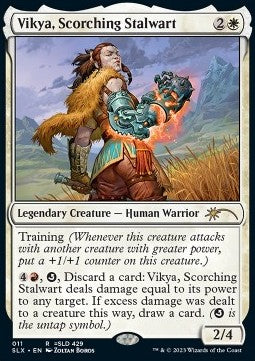 Vikya, Scorching Stalwart - Universes Within (Rare) [SLX-11]
