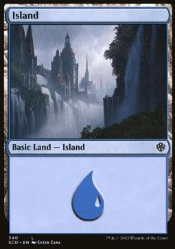 Island (V.4) - Starter Commander Decks (Land) [SCD-340]