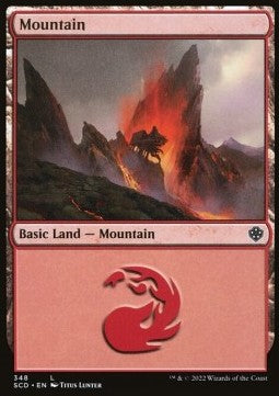 Mountain (V.4) - Starter Commander Decks (Land) [SCD-348]