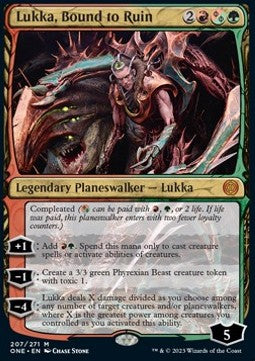 Lukka, Bound to Ruin - Phyrexia: All Will Be One (Mythic) [ONE-207]