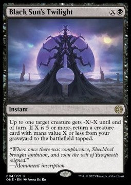 Black Sun's Twilight - Phyrexia: All Will Be One (Rare) [ONE-84]