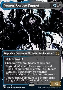Venser, Corpse Puppet (V.1) - Phyrexia: All Will Be One: Extras (Rare) [XONE-324]
