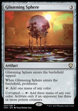 Glistening Sphere - Commander: Phyrexia: All Will Be One (Rare) [ONC-20]