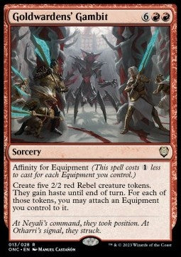 Goldwardens' Gambit - Commander: Phyrexia: All Will Be One (Rare) [ONC-13]