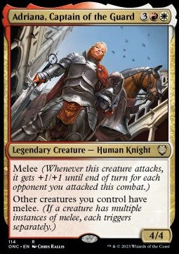 Adriana, Captain of the Guard - Commander: Phyrexia: All Will Be One (Rare) [ONC-114]