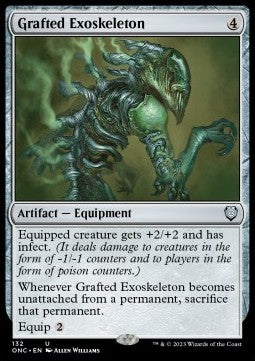 Grafted Exoskeleton - Commander: Phyrexia: All Will Be One (Uncommon) [ONC-132]