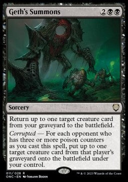 Geth's Summons - Commander: Phyrexia: All Will Be One (Rare) [ONC-11]