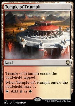 Temple of Triumph - Commander: Phyrexia: All Will Be One (Rare) [ONC-173]