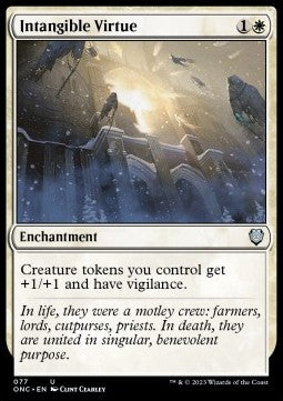Intangible Virtue - Commander: Phyrexia: All Will Be One (Uncommon) [ONC-77]