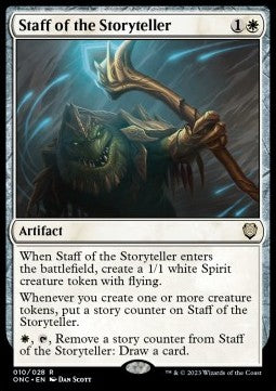Staff of the Storyteller - Commander: Phyrexia: All Will Be One (Rare) [ONC-10]