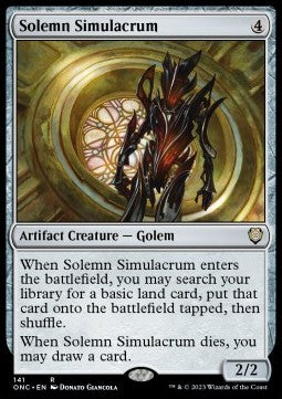 Solemn Simulacrum - Commander: Phyrexia: All Will Be One (Rare) [ONC-141]