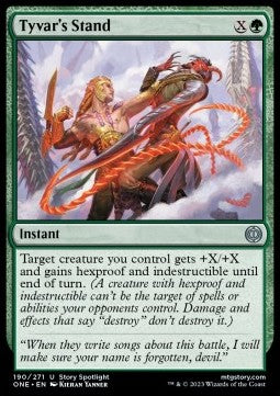 Tyvar's Stand - Phyrexia: All Will Be One (Uncommon) [ONE-190]