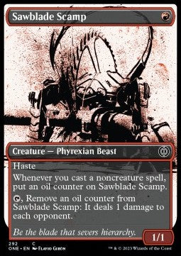 Sawblade Scamp (V.1) - Phyrexia: All Will Be One: Extras (Common) [XONE-292]