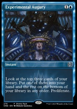 Experimental Augury - Phyrexia: All Will Be One: Promos (Common) [PONE-278]