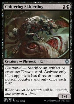 Chittering Skitterling - Phyrexia: All Will Be One (Uncommon) [ONE-87]