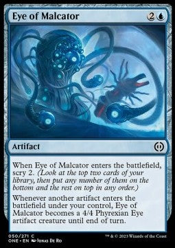 Eye of Malcator - Phyrexia: All Will Be One (Common) [ONE-50]