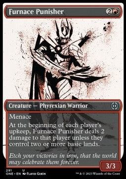 Furnace Punisher (V.1) - Phyrexia: All Will Be One: Extras (Uncommon) [XONE-291]