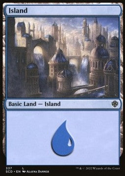 Island (V.1) - Starter Commander Decks (Land) [SCD-337]