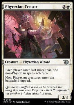 Phyrexian Censor - March of the Machine (Uncommon) [MOM-31]