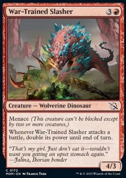 War-Trained Slasher - March of the Machine (Common) [MOM-172]