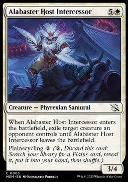 Alabaster Host Intercessor - March of the Machine (Common) [MOM-3]