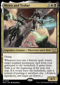 Moira and Teshar - Commander: March of the Machine (Mythic) [MOC-7]