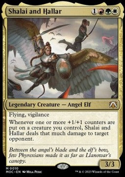 Shalai and Hallar - Commander: March of the Machine (Mythic) [MOC-10]