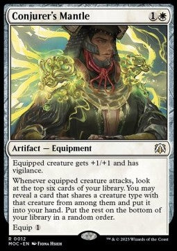 Conjurer's Mantle - Commander: March of the Machine (Rare) [MOC-12]