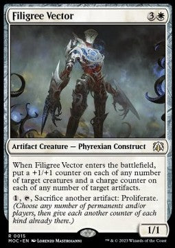 Filigree Vector - Commander: March of the Machine (Rare) [MOC-15]