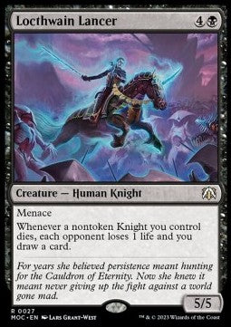 Locthwain Lancer - Commander: March of the Machine (Rare) [MOC-27]