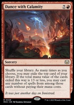 Dance with Calamity - Commander: March of the Machine (Rare) [MOC-29]