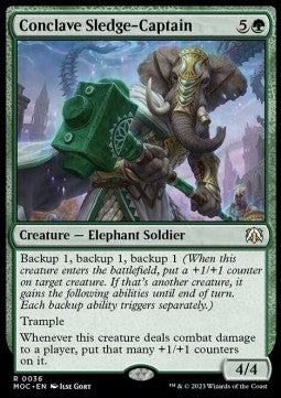 Conclave Sledge-Captain - Commander: March of the Machine (Rare) [MOC-36]