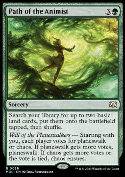 Path of the Animist - Commander: March of the Machine (Rare) [MOC-38]