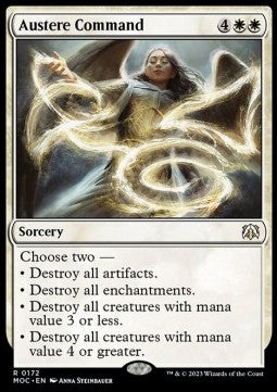 Austere Command - Commander: March of the Machine (Rare) [MOC-172]