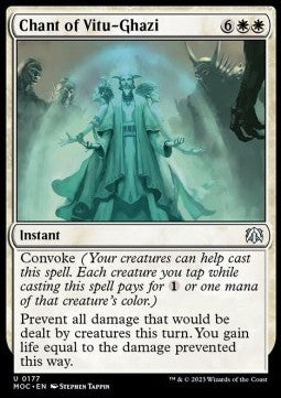 Chant of Vitu-Ghazi - Commander: March of the Machine (Uncommon) [MOC-177]