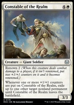 Constable of the Realm - Commander: March of the Machine (Uncommon) [MOC-179]