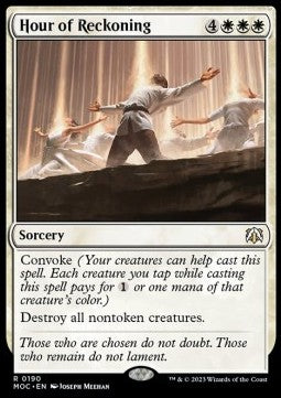 Hour of Reckoning - Commander: March of the Machine (Rare) [MOC-190]