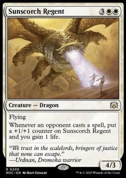 Sunscorch Regent - Commander: March of the Machine (Rare) [MOC-209]