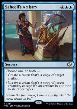 Saheeli's Artistry - Commander: March of the Machine (Rare) [MOC-234]