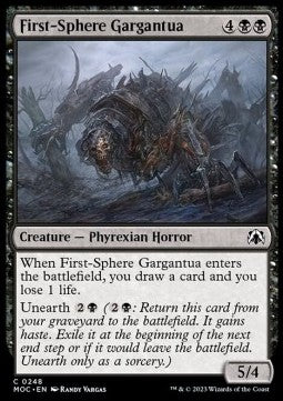 First-Sphere Gargantua - Commander: March of the Machine (Common) [MOC-248]