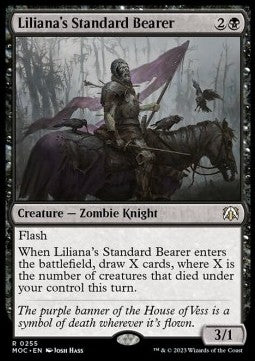 Liliana's Standard Bearer - Commander: March of the Machine (Rare) [MOC-255]