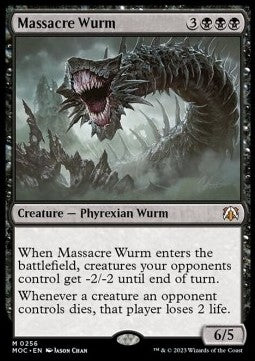 Massacre Wurm - Commander: March of the Machine (Mythic) [MOC-256]