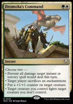 Dromoka's Command - Commander: March of the Machine (Rare) [MOC-323]