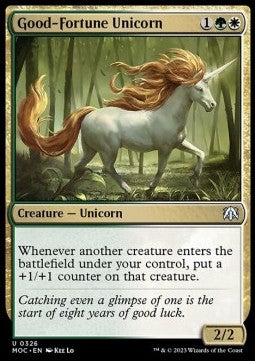 Good-Fortune Unicorn - Commander: March of the Machine (Uncommon) [MOC-326]