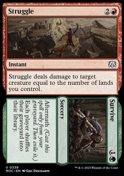 Struggle // Survive - Commander: March of the Machine (Uncommon) [MOC-339]