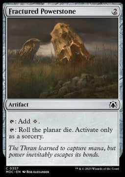 Fractured Powerstone - Commander: March of the Machine (Common) [MOC-357]