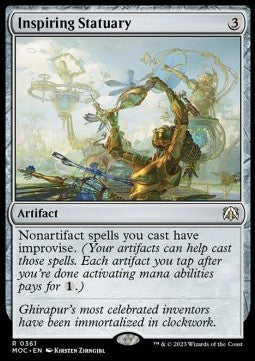 Inspiring Statuary - Commander: March of the Machine (Rare) [MOC-361]