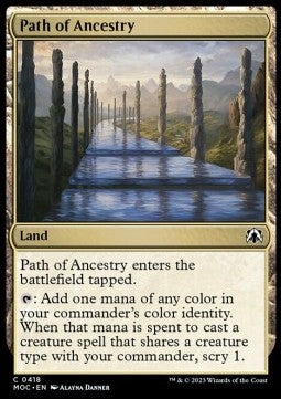 Path of Ancestry - Commander: March of the Machine (Common) [MOC-418]